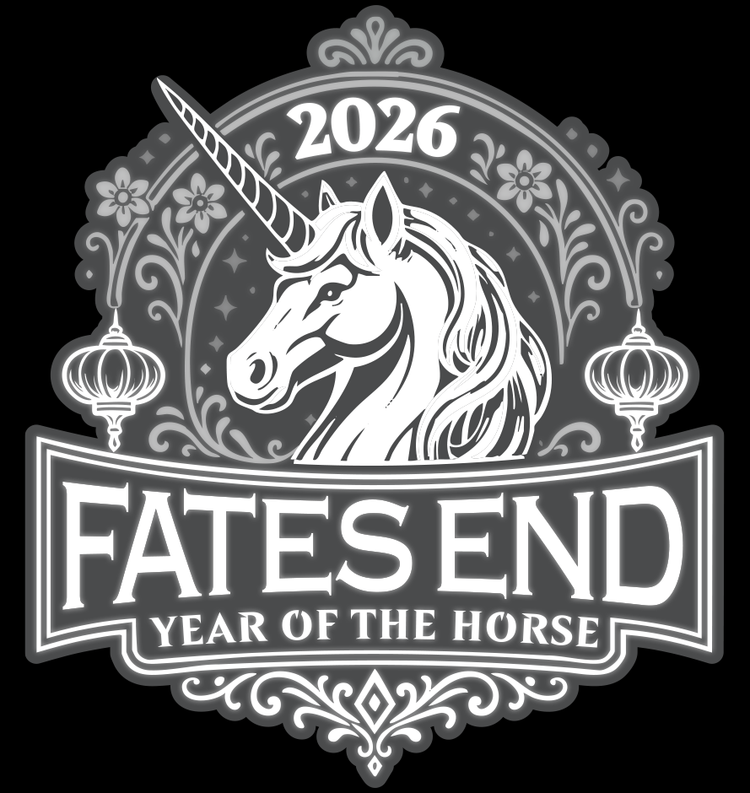 Fates End Merchant logo with a Chinese Dragon